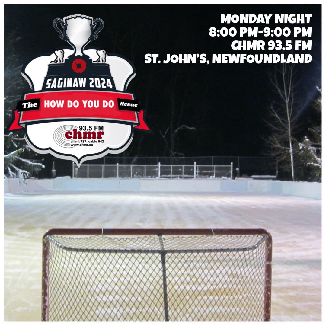 HowDoYouDoRevue's tweet image. Tonight in St. John’s, NL…

We’ve got our Memorial Cup show on tap. A salute to those towns participating, along with the NHL’s final four. The Croaky Crooner from Churchill by way of Gander is with us too!

8pm NT on @chmrmunradio 93.5 FM for townies, &amp;amp; chmr.ca!