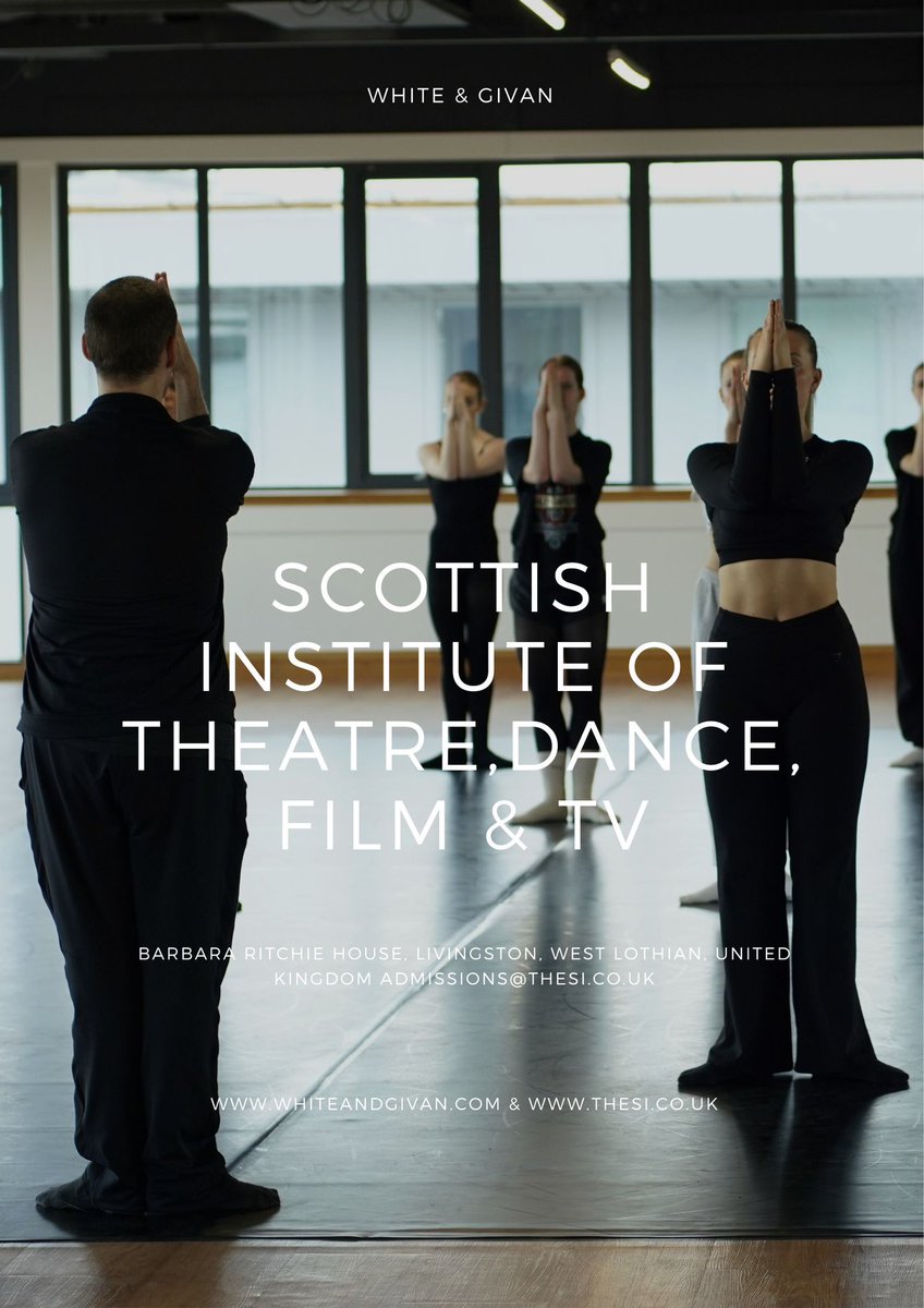 @_TheSInstitute, NEW BA (Hon) Contemporary Dance Degree starting Sept 2024! @whiteandgivan are artists in residence and course leaders, If you would like to apply or need any other information please contact admissions@thesi.co.uk