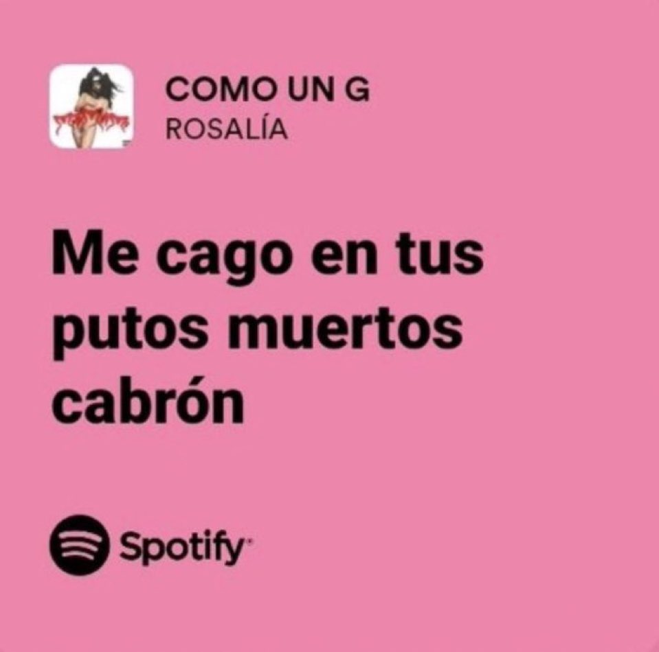 cuando rosalia dijo esto