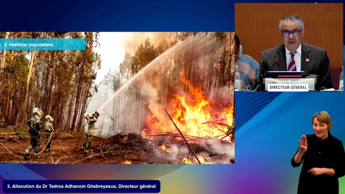 BackchannelNews's tweet image. As the 77th World Health Assembly begins today, @DrTedros highlights @WHO's advocacy for transitioning from fossil fuels and supporting nations in building climate-resilient health systems. Addressing the climate crisis is crucial for safeguarding global health.
#WHA77