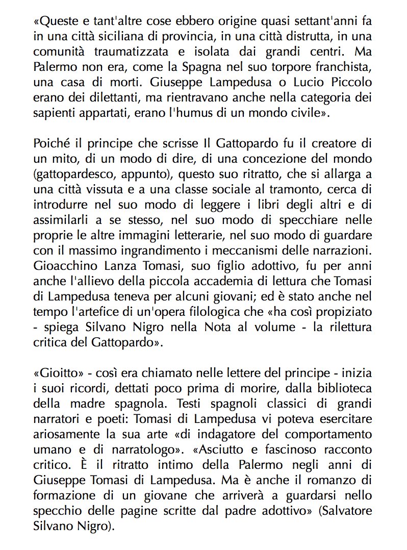 Gioacchino Lanza Tomasi - Lampedusa e la Spagna Vient de paraître chez Sellerio