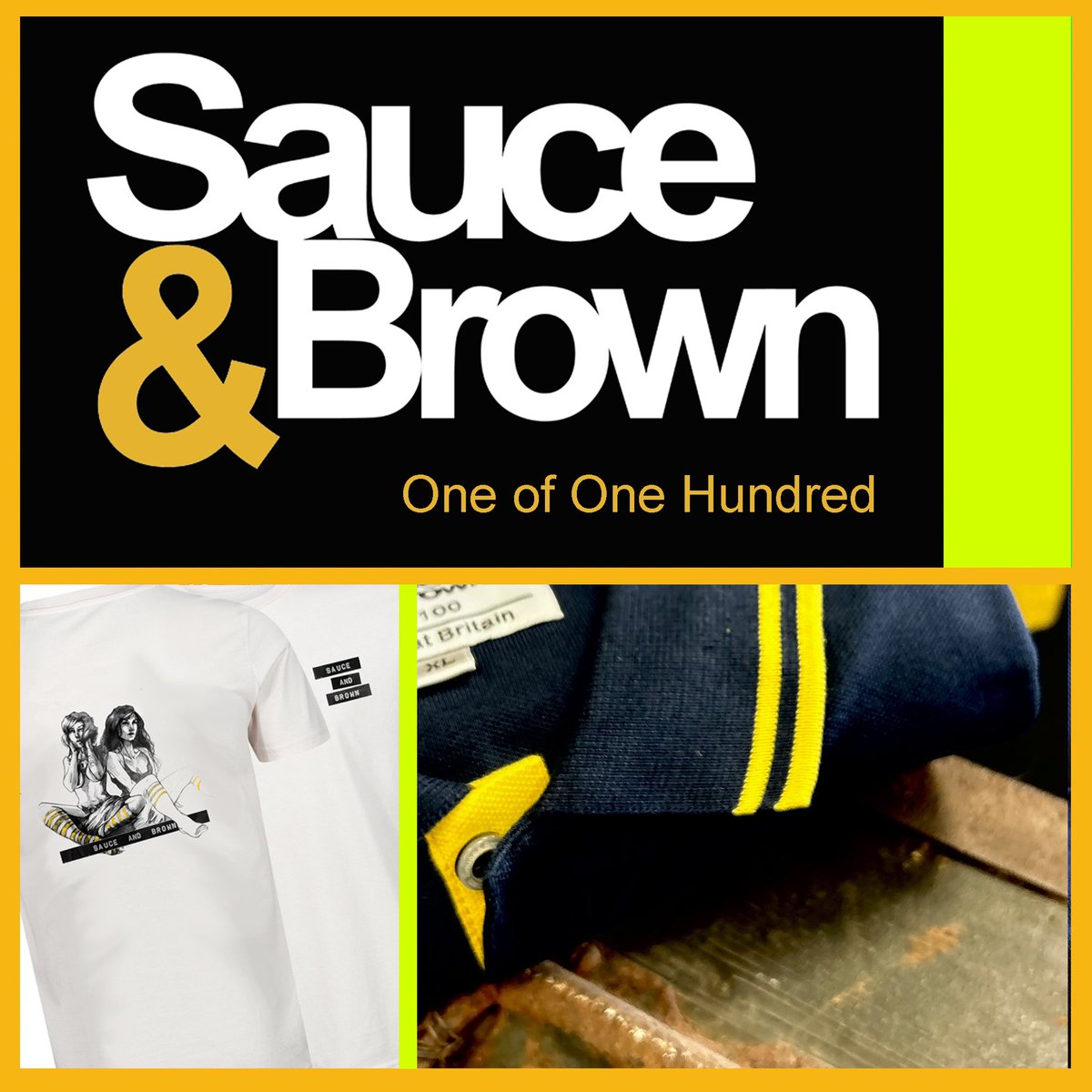 Two new pieces. Too Filthy T-Shirt on Pre-Order. Radford Twin Tipped Polo Shirt. Stock starting to come back in & still limited to One Hundred pieces of each. sauceandbrown.com #limited #menswear #onehundred #independent #us #you