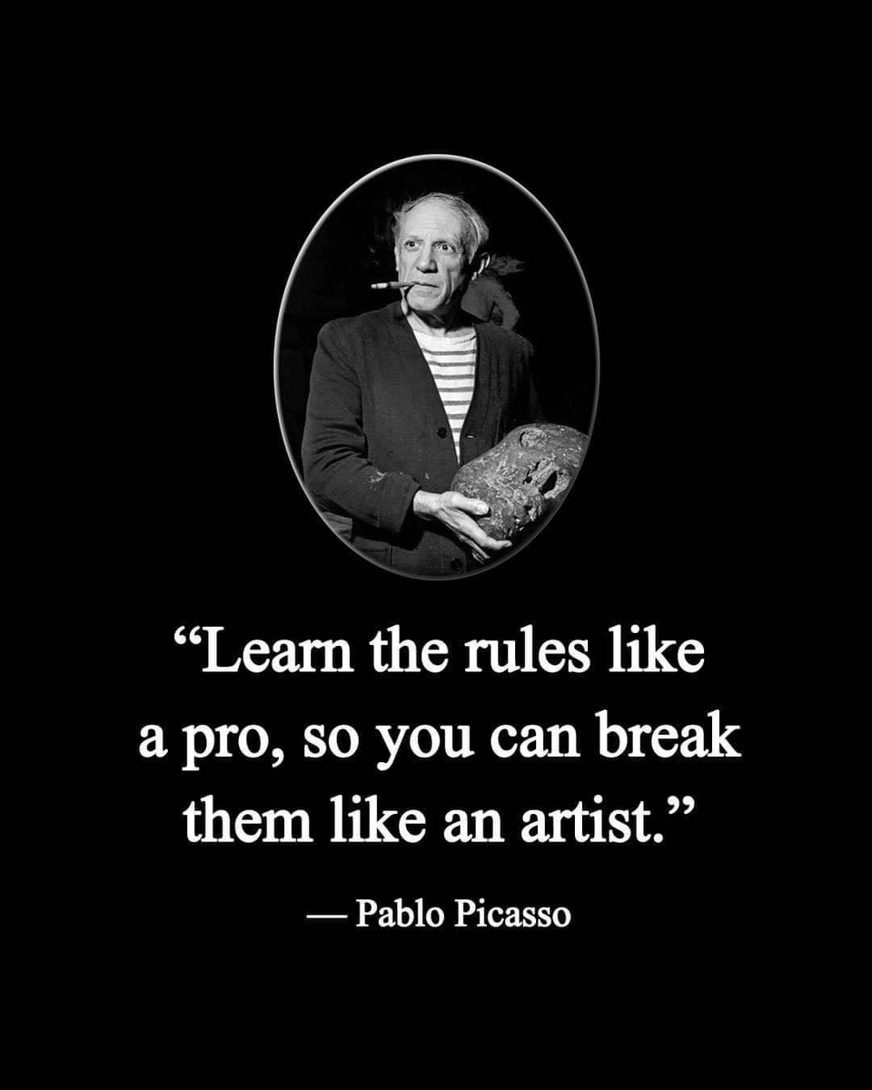 “Learn the rules like a pro, so you can break them like an artist.” -Pablo Picasso
#rule #likeapro #artist #learntherules #pablopicasso #pablo #picasso #vivaelpoderpopular #wtcfinal2023 #rajasthankelabharthi #secawards #artistaasiatico #crypto #playlist #jake #taketwo #bitcoin