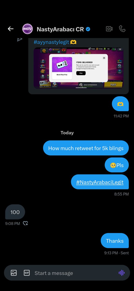 theGosts_OG_'s tweet photo. I'm thrilled to announce that @nastyroyale is giving me the amazing opportunity to win 5800 Bling! 🌟

Retweet &amp; Like  💗
#NastyArabaciLegit https://t.co/zQdcON0IxP