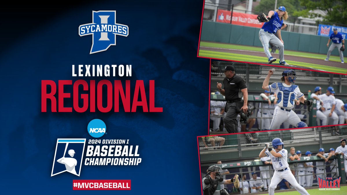 Headed to Lexington‼️ @IndStBaseball earns an at-large bid and will face off against Illinois in the regionals‼️ #NCAABaseball x #MVCBaseball