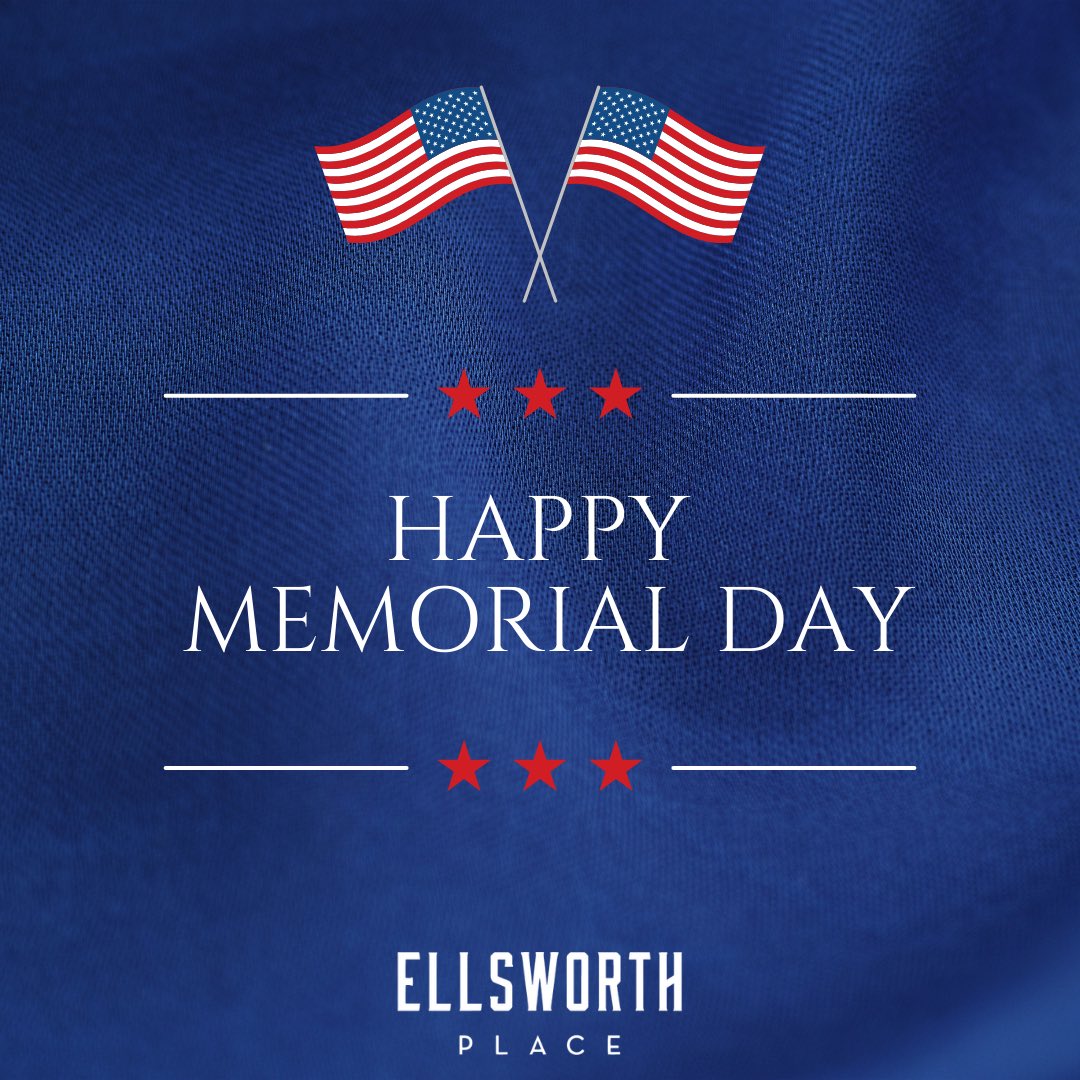 We wish everyone a meaningful Memorial Day as we remember those who died for our country. May their families, friends and loved ones know how much we appreciate their ultimate sacrifice. #memorialday #weremember #ellsworthplace #downtownsilverspring #gbtrealty