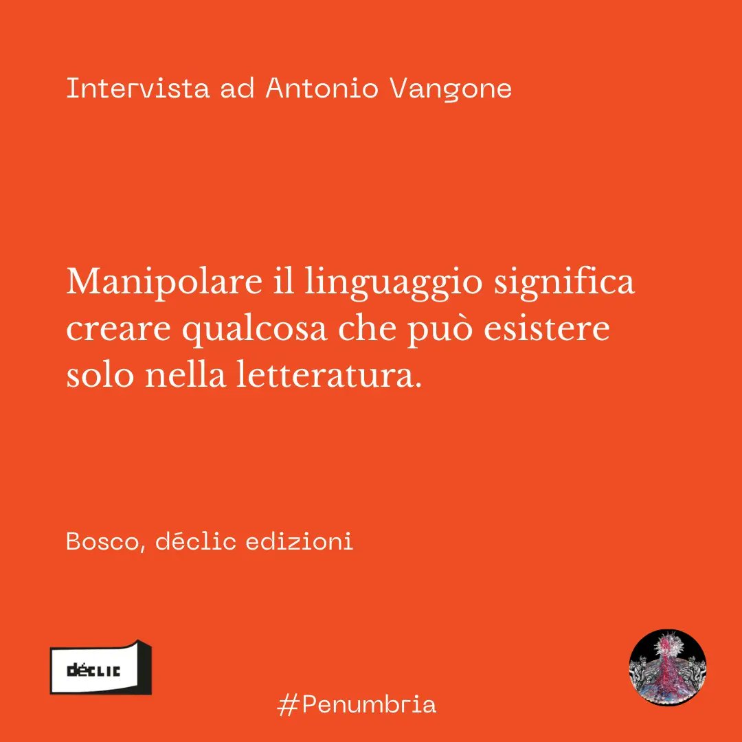 Su #degradorivista la mia #intervista ad Antonio Vangone, attorno al suo «Bosco», recente uscita per déclic edizioni. ➡️ degradorivista.wordpress.com/2024/05/27/lo-…