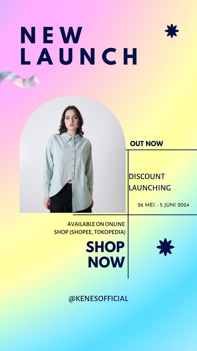 adhelynaa's tweet photo. Yang udah gajian, cus cek out ke Shopee atau Tokopedia.. ada diskon launching buat kamu yang pengen stylish ke kantor, ke kampus atau hangout!

IG/Shope/Tokopedia : KenesOfficial

Go get yours, Kenesian! 🥰 https://t.co/jcSDTVrtXC