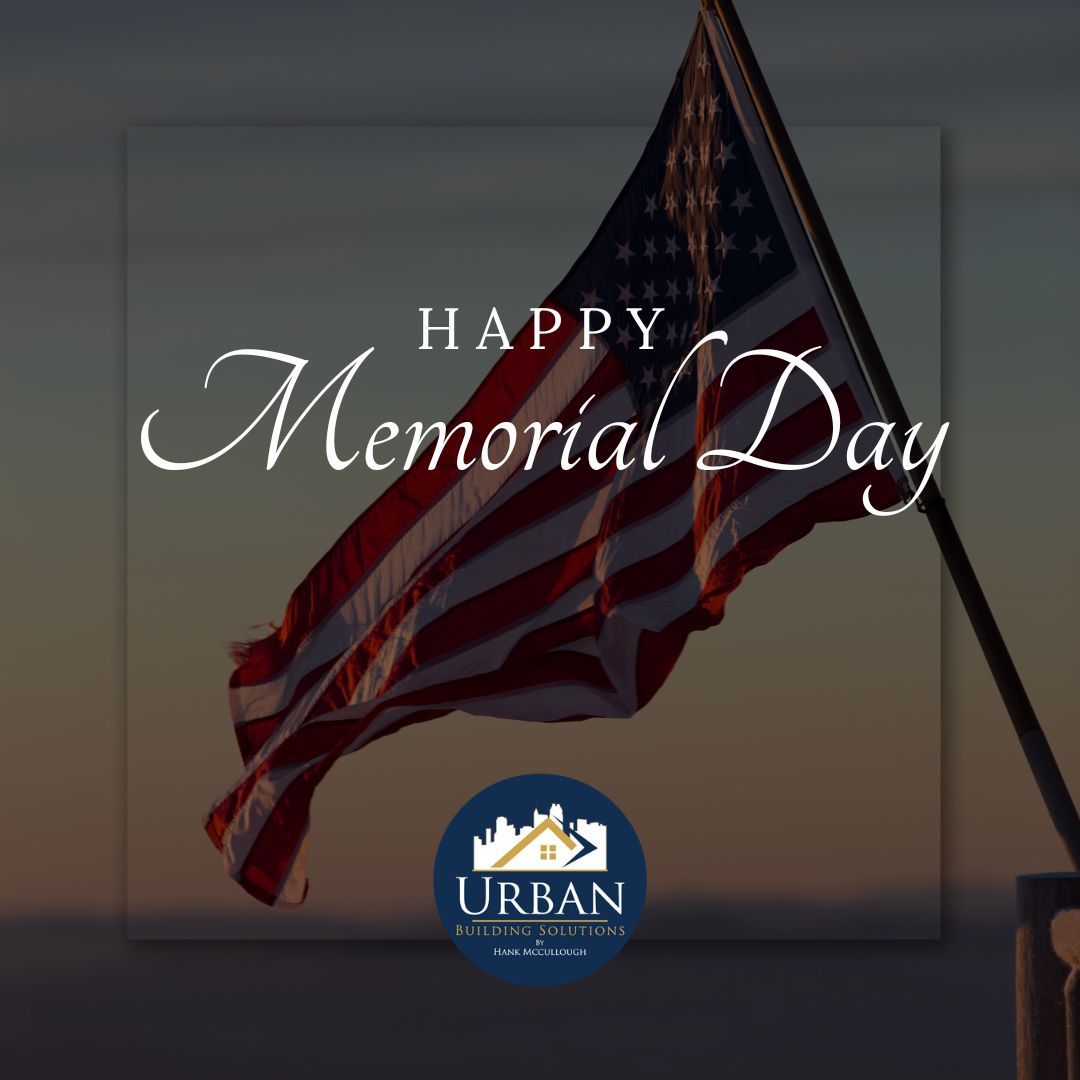 Happy Memorial Day. 🇺🇸 Thank you to those who have served and sacrificed for our country. 

#HappyMemorialDay #UrbanBuildingSolutions #CustomBuilds #CustomHomes #RaleighNC #FivePointsRaleigh #ITBRaleigh #MDW