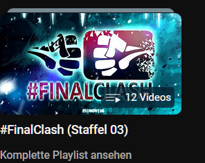 YouTube Deutschland gerade Tubeclash FinalClash (Staffel 04) IRL Edition
