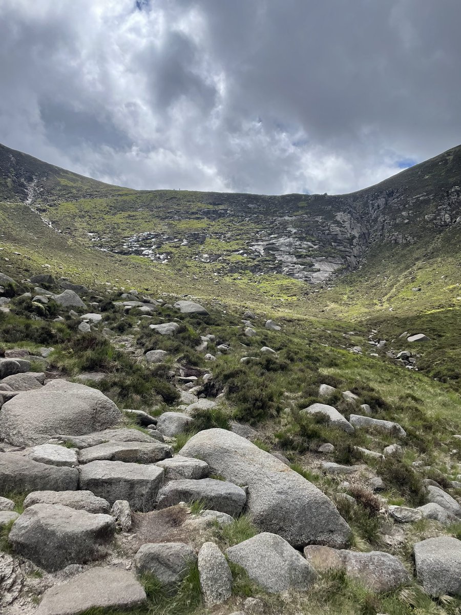 HilaryMcGrady's tweet photo. Fabulous day in the Mournes. Huge thanks to all the folk who build the paths and keep this beautiful place so accessible @NTMournes @SaveTheMournes @visitmourne https://t.co/8Svs4TVpjb