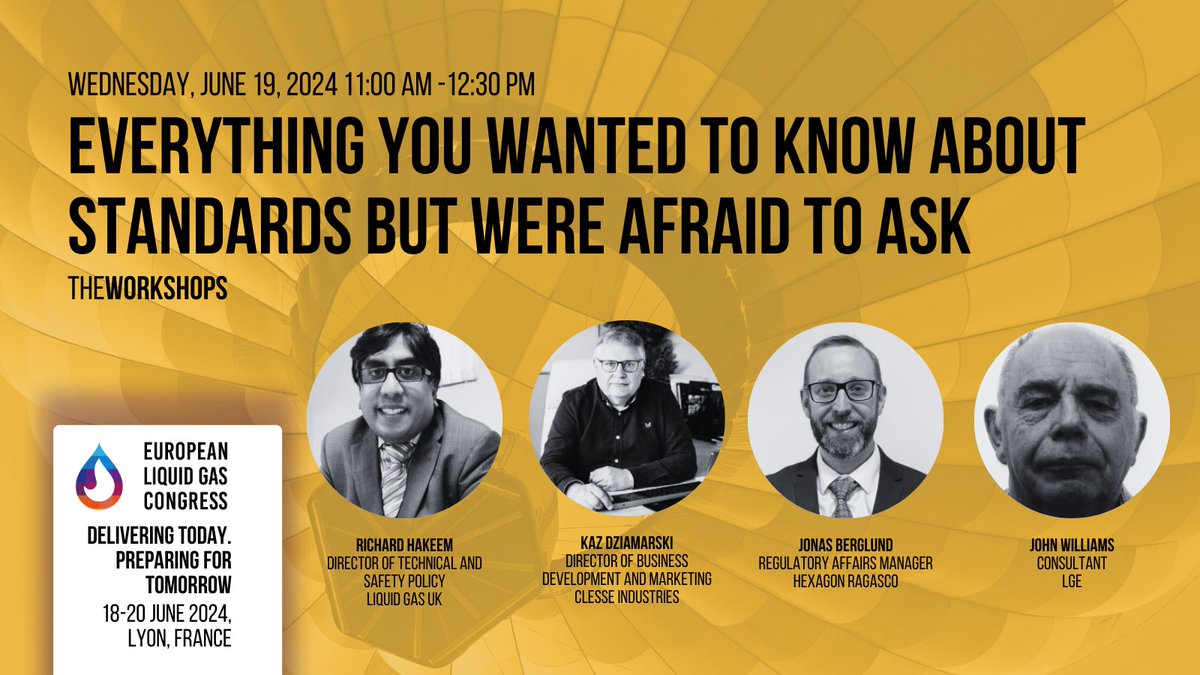 What is the role of standards in our industry? 
 
This #ELGC2024 session led by industry experts is designed to engage both seasoned professionals and those new to the world of standards and standardization. 
 
We’ll explore the real-world benefits of key industry standards,