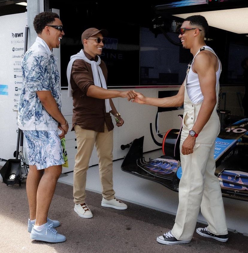 Trent with his brothers in Monaco ☀️ 

#MonacoGP