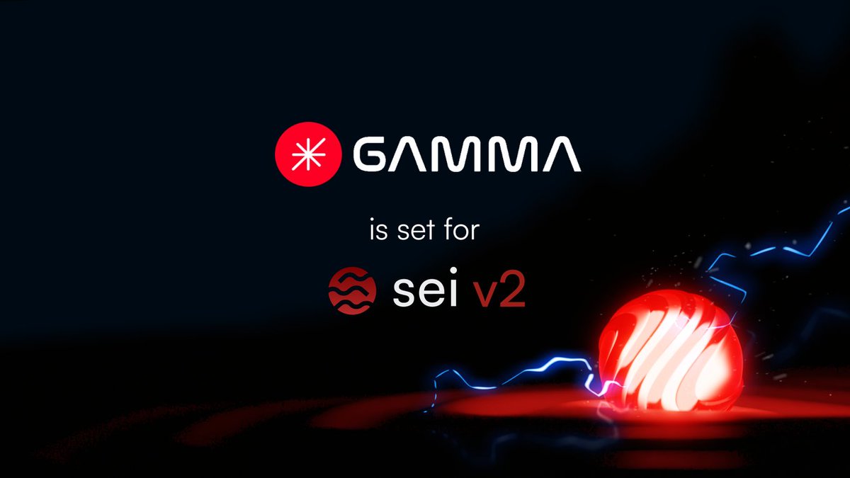 🔴💨 Gamma is set for <a href="/SeiNetwork/">Sei</a> v2! 🙌

We're excited for this V2 update for Sei, which will be the first parallelized EVM.  This new scaling approach for the Ethereum ecosystem will achieve faster speed!

We'll be launching our concentrated liquidity strategies very soon