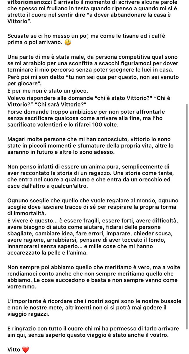 Mi piaceva questa riflessione 
Rip
🥲
#vittoriners