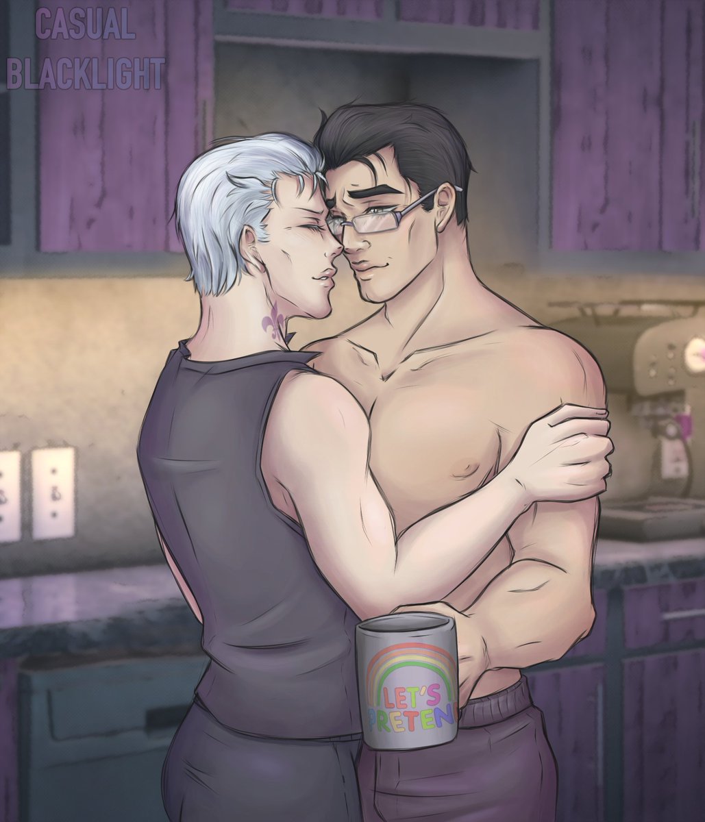 Minztea_Art's tweet photo. Digged out an super old wip and finished it...
I missed GatBoss so much 🥺💜
.
I never really notice how much they mean to me until I draw them again after months long breaks 😞
.
#SaintsRow #Fanart https://t.co/L7YUBELSqn
