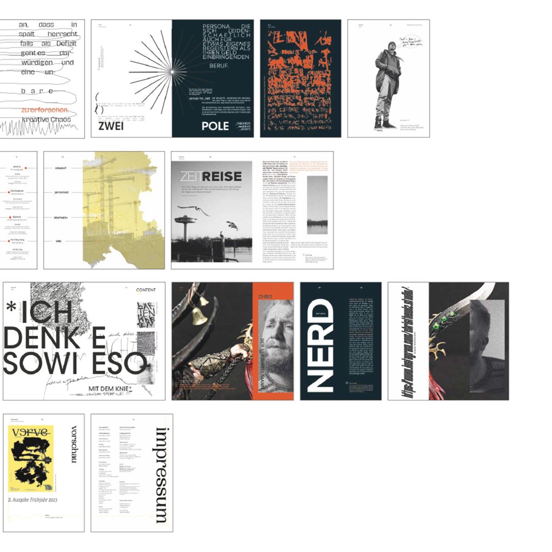 htk_academy's tweet photo. VERVE - From Neele Malin Kalicki
For her final project, Neele decided to create an indie mag called Verve. This magazine is about people who are passionate about something completely different alongside their professional life. https://t.co/hGItDgszgq
