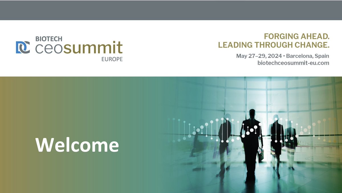 Biotech CEO Summit Europe kicks off today! Welcome CEOs, discussants, and sponsors! See program details here >> hubs.la/Q02ywQ5r0
@lemeridien