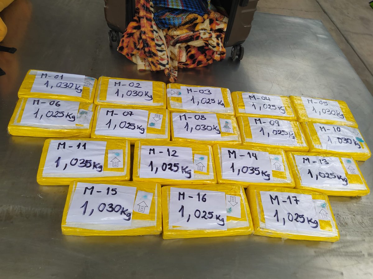 #Tacna🚨🚔| ¡Decomisan más de 17 kilos de alcaloide cocaína en maleta!
En operativo realizado con @SUNATOficial, efectivos de la Divincri Tacna detuvieron a su propietario. #PerúSeguro
Infórmate aquí👇:
gob.pe/es/n/961991