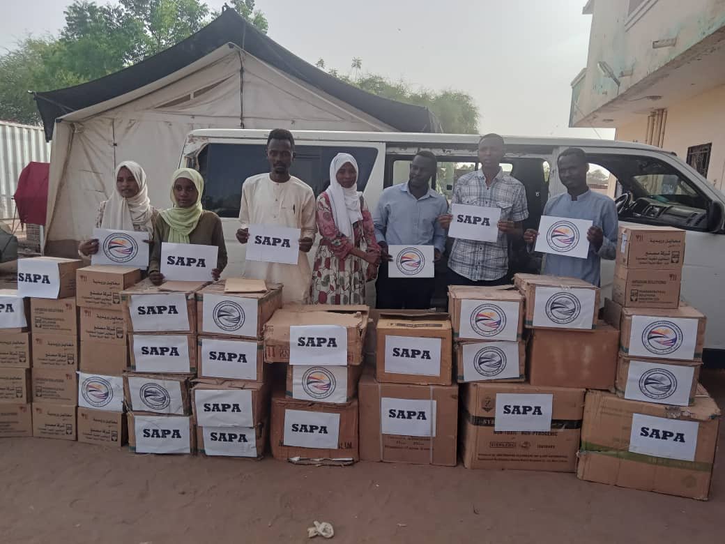 SAPA__Global's tweet photo. 📢We have delivered life-saving medical supplies to Elfashir Southern Hospital and Abshouk IDP camp, both in besieged Elfashir. 

This crucial mission was made possible by the incredible support of @MedGlobalOrg

Calling for safe passage of humanitarian supplies and responders!

@sahloul @USAmbUN @USSESudan 
#KeepEyesOnSudan