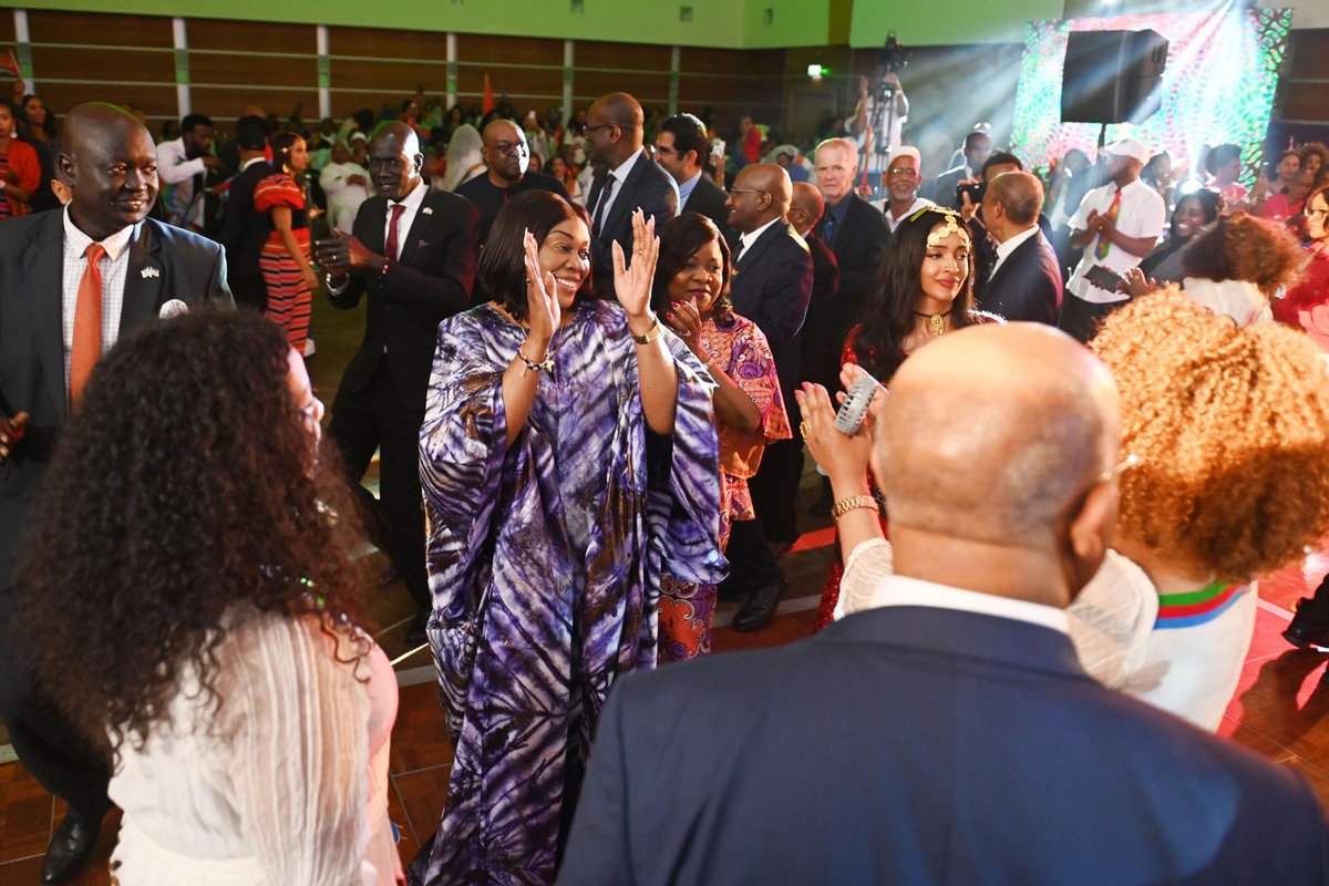 The celebration was attended by representatives of Italy, UK, Bolivia, Venezuela, Angola, Burundi, Uganda, Guinea, Egypt, South Sudan, Gambia, Cote d'Ivoire, Zimbabwe, Botswana, along 2000 British Eritrea citizens residing in London.