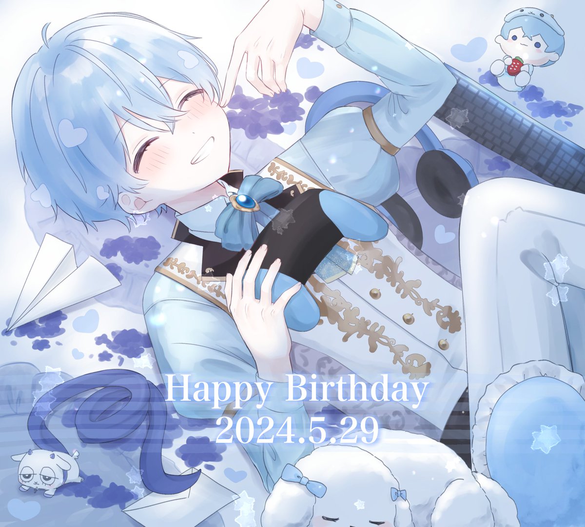 2024.5.29 　Happy Birthday Colon ﹏ どんな時もいちばん近くで思ってくれて、 どんな時も笑顔にしてくれる ころんくん 。 そんな君に出逢えてとっても幸せです🩵 心から、いつもありがとう。 これからも いちばん近く で 君の幸せを願ってるよ🪄⟡.* #ころんくん誕生祭2024 #ころんくん