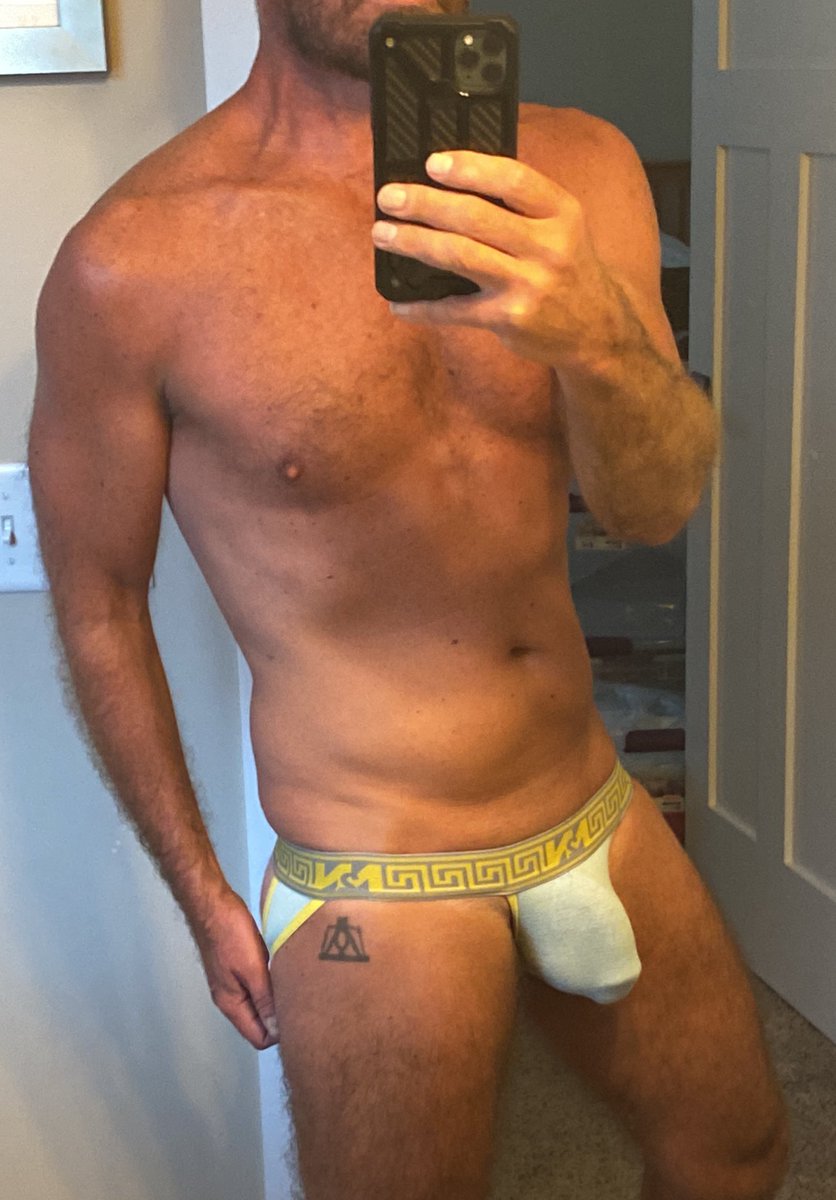 Calvins291's tweet photo. It feels like a #jockstrap kind of day, so here’s a vintage one from @then2nbodywear https://t.co/hOFRMl8WJP
