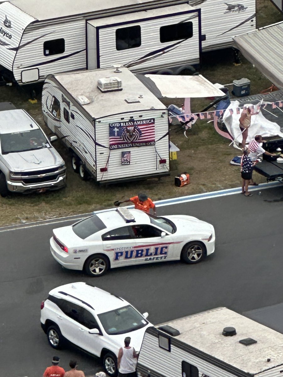NASCARHeckles's tweet photo. Public safety has arrived #cocacola600 #protectandserve @CLTMotorSpdwy https://t.co/ccPfdogzAq