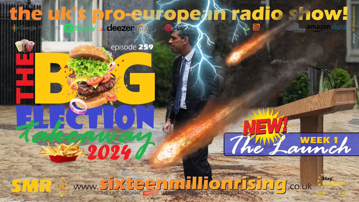 NEW! This week, we launch our 'Big Election Takeaway!' series with all the 'news, views, rants and bants' you'd expect! It's gonna be a wild ride! 🗳️ 🆘 We urgently need 🆕 subscribers! 🙋‍♂️ Will you join us from just £1.50 a month? Listen/Donate/Sub: 👉 sixteenmillionrising.co.uk 🎧