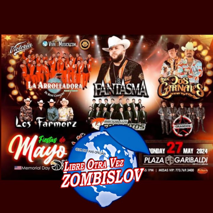 RlYulissa's tweet photo. 🔊 HOY LUNES  2️⃣7️⃣ DE MAYO 
 La  A R R O L L A D O R A
Banda El Limón de Don René Camacho 🕺🏻💚🍋 se presenta en:
  ▪️CHICAGO, ILLINOIS. 🇱🇷📍🌏 

Presentando Su Tour:
♦️"AQUÍ HAY PARA LLEVAR" 🕺🏻✨💚🍋
#Arrolladora 🤤🕺🏻❤️ 
#ZombisLOV 🍋 💚 
#SomosArrollaFans ✋🏻🍋 https://t.co/eWDeyneKwi