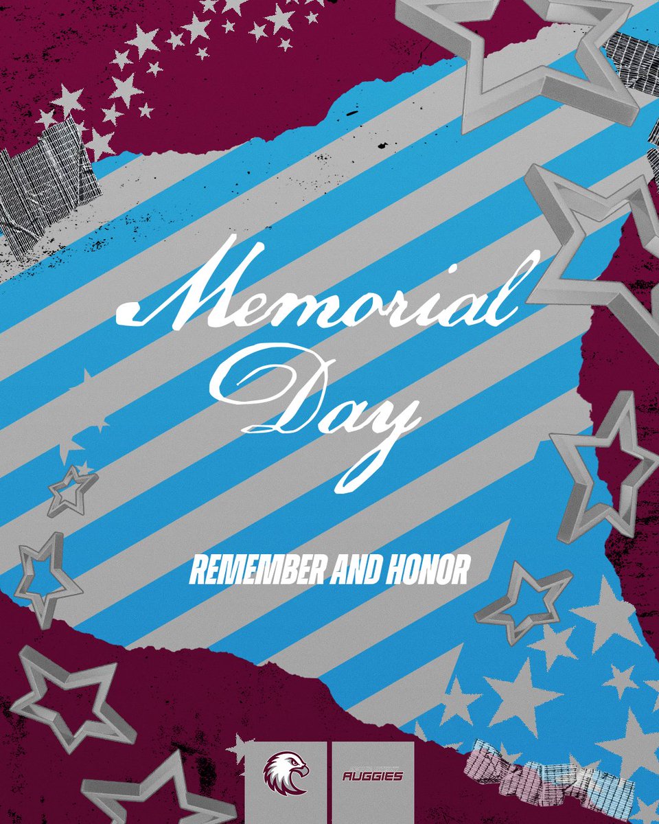 On this Memorial Day, we remember and honor those heroes who gave the ultimate sacrifice to guarantee our American freedoms. #MemorialDay #AuggiePride