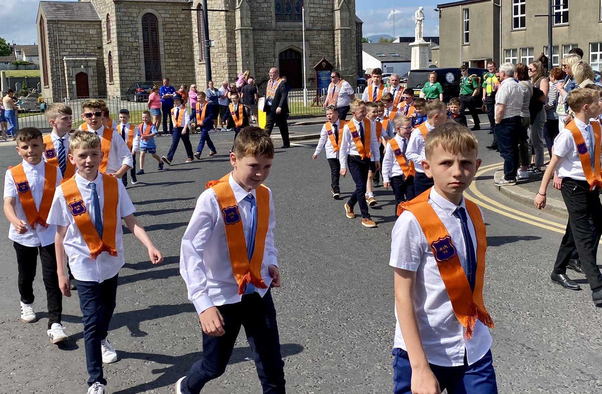 Kilkeel 25th May 2024:

County Down Junior Grand Orange Lodge.