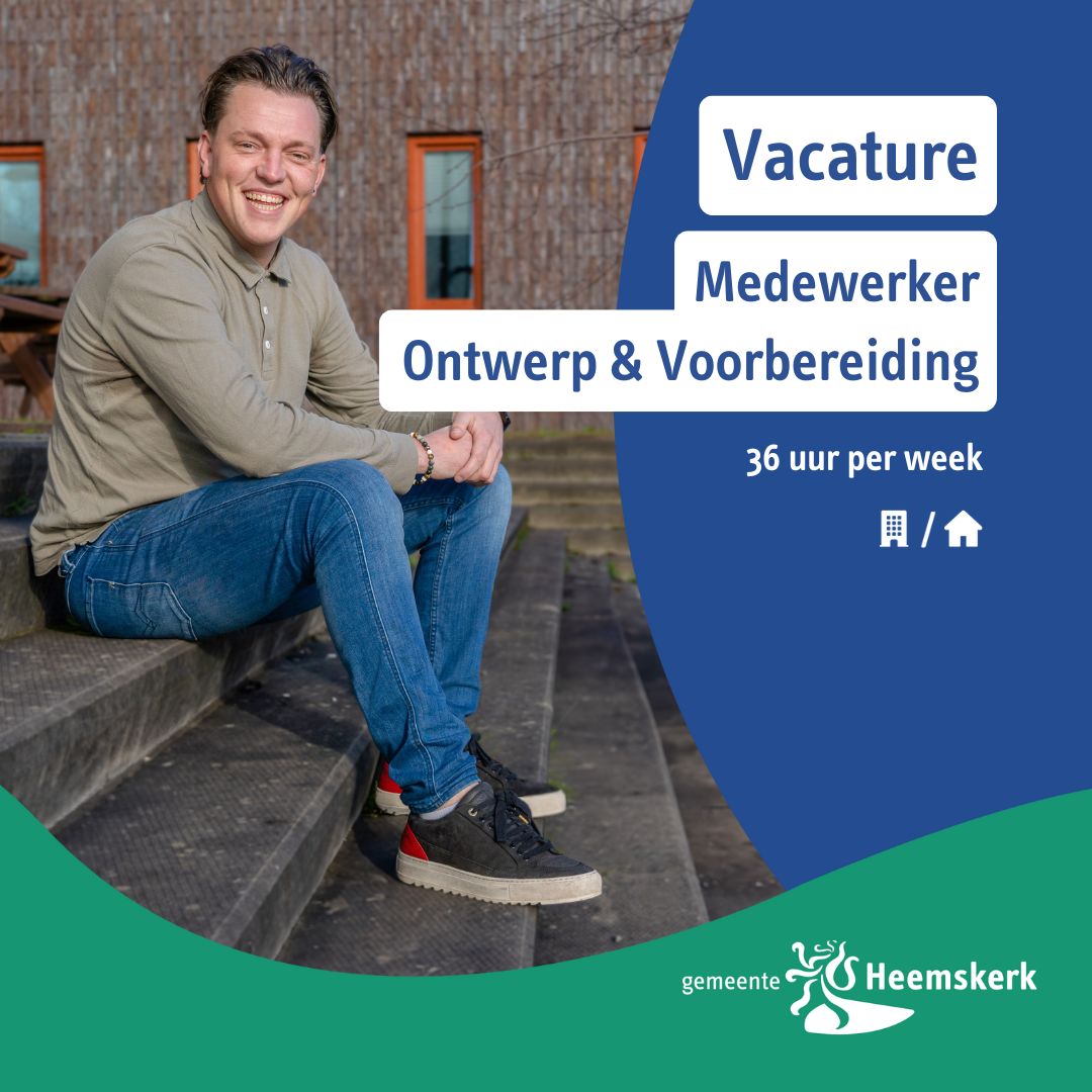 Vacature | Medewerker Ontwerp en Voorbereiding (36u)

🌳 Werk aan duurzame en innovatieve projecten in Heemskerk. Ben je creatief en heb je oog voor detail? Solliciteer vóór 24 juni 2024 via ⤵️
werkenbij.heemskerk.nl/vacatures/mede…

#vacature #solliciteen #werk #ontwerp #duurzaam