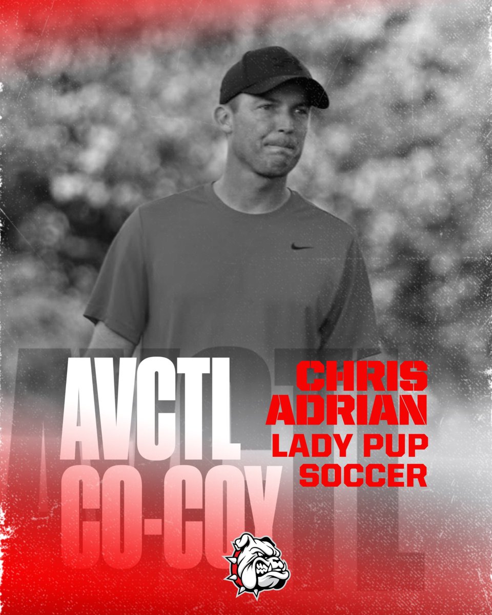 Congratulations to Chris Adrian who was named the AVCTL DIII/IV Soccer Co-Coach of the Year! #bullpupnation