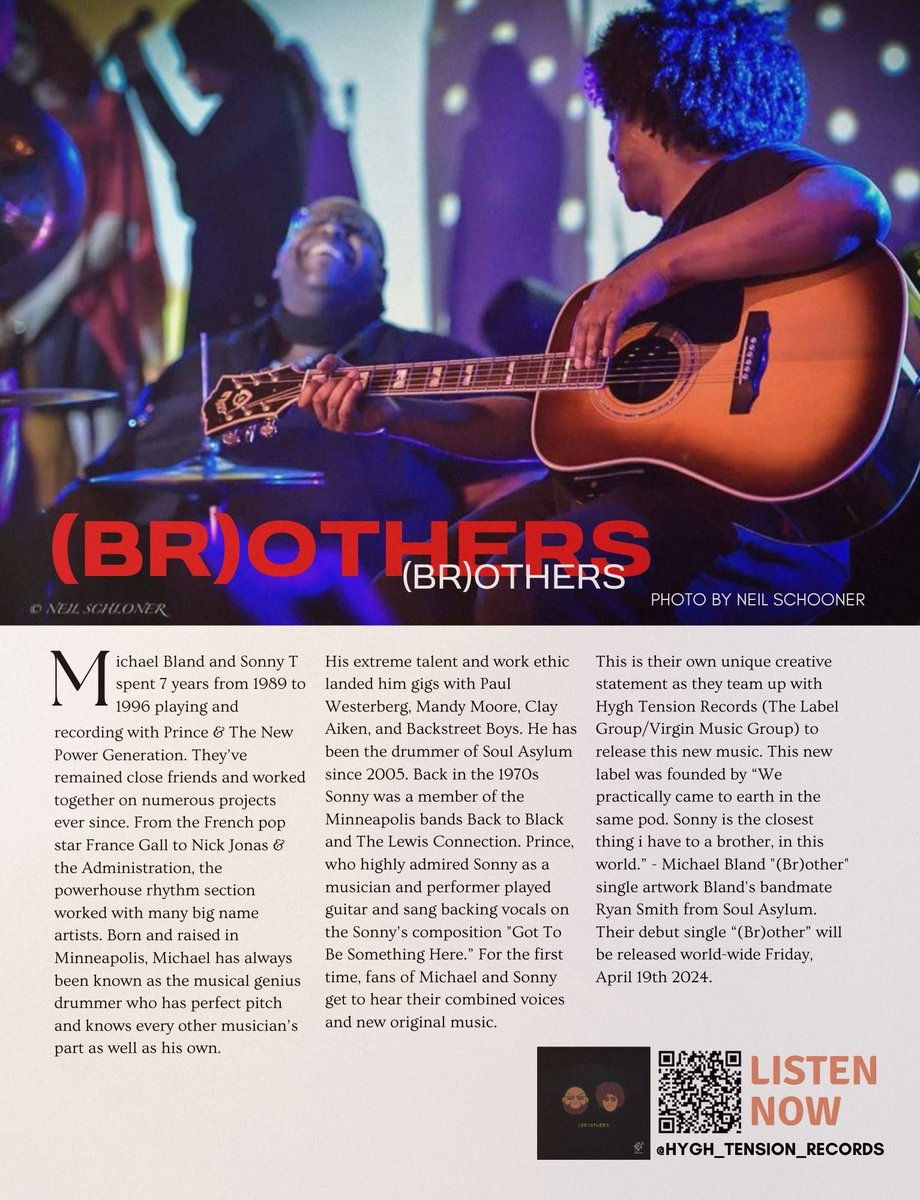 It's great to see (BR)OTHERS in old-skool print!!  Check out this page of the latest @indiefferential Magazine for the feature of this phenomenal duo.  

Spin their debut single '(Br)other' brought to you by HTR/@virginmusic today!

#newmusic2024 #newmusicalert #funkmusic #Funk