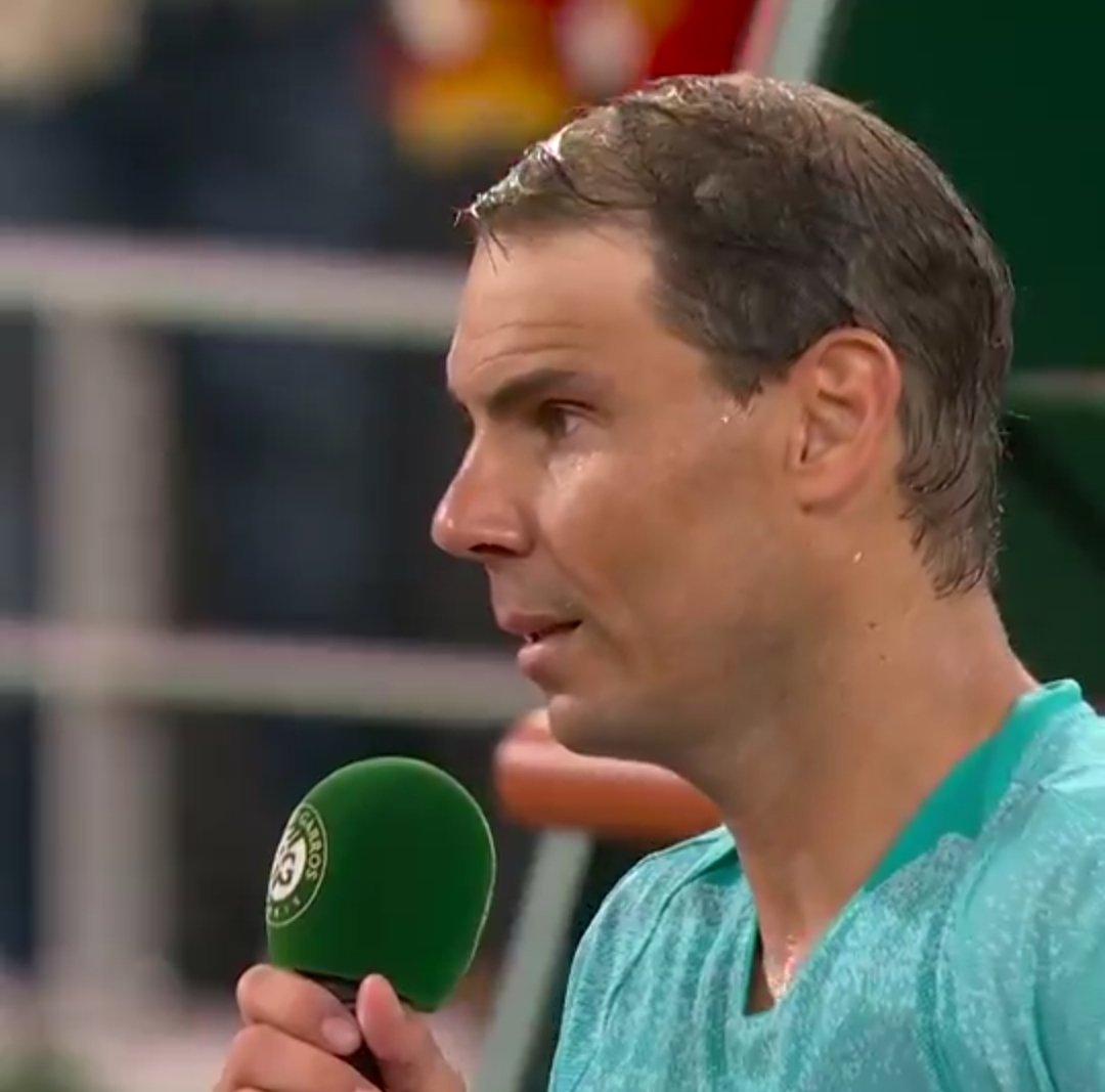 🇪🇸 Rafa Nadal: 'I don't know if it's going to be the last time I'll be here. But, if it is the last time, I enjoyed it. The feelings that I have today are difficult to put in words.' 😔