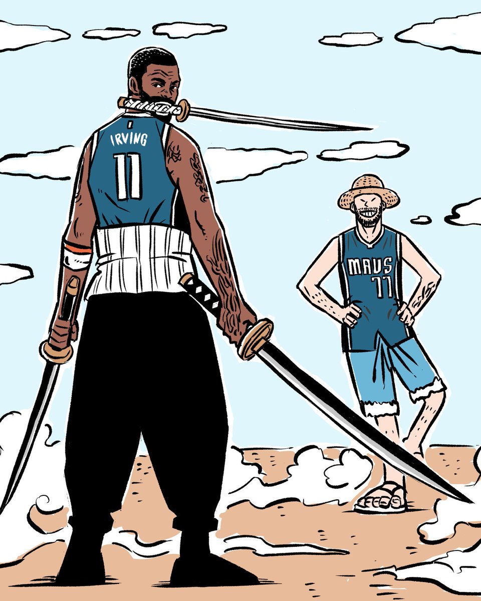 camarada_wood's tweet photo. Estou encantado com essas artes de One Piece x Dallas Mavericks.

Realmente ENCONTRAREMOS O TESOURO DE JOYBOY. https://t.co/vCU2pM5kLm