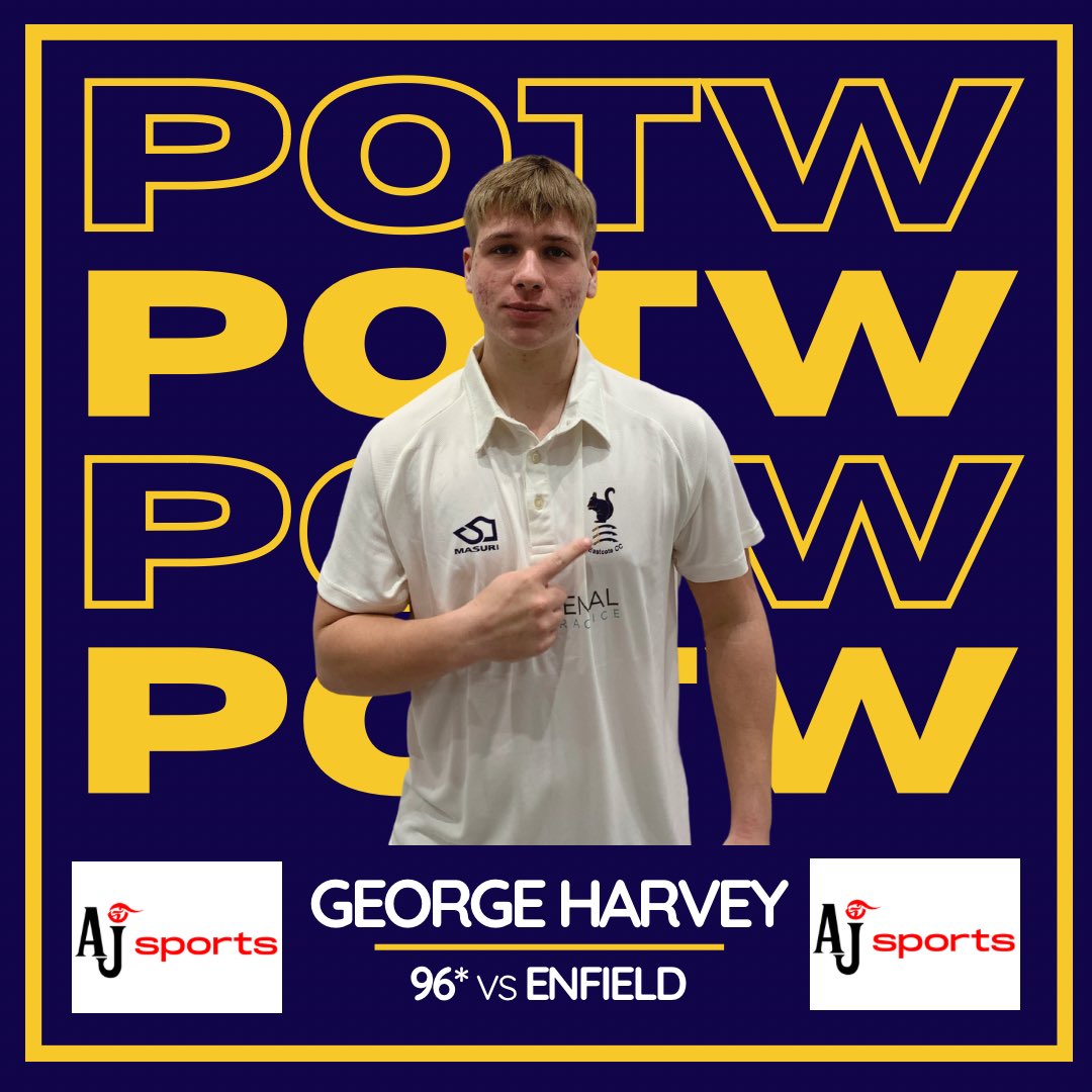 Player Of The Week 🌟

In his first Saturday game of the season your matchweek 3 POTW is George Harvey after his impressive 96* for the 1’s against Enfield 😍

#eastcotecc #squirrels #upthesquirrels #ecc #potw #playeroftheweek #allgasnobrakes #georgeharvey