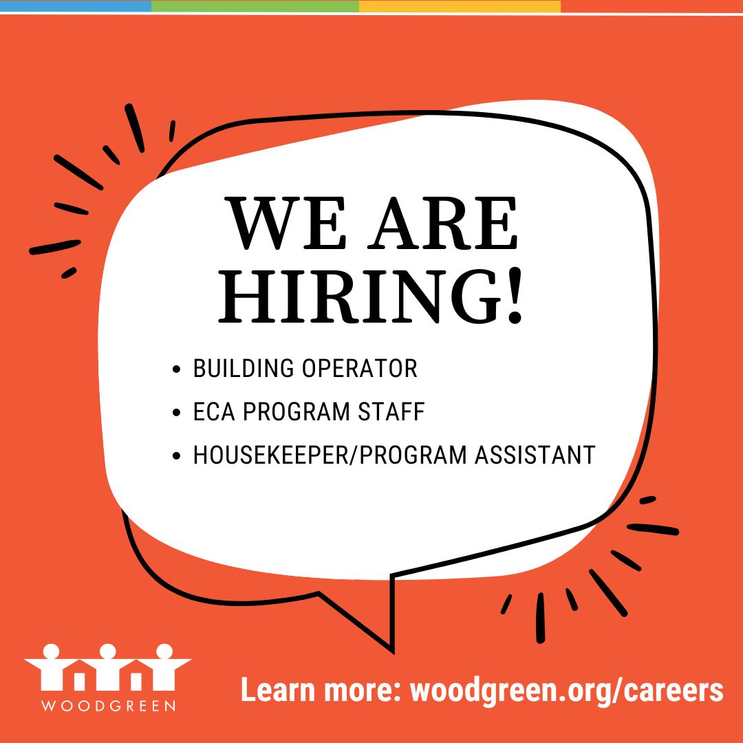 📣 WE ARE HIRING 📣
Come join us in helping making Toronto a community where everyone has the opportunity to thrive. 
Check out our open positions today: bit.ly/3JuN7eg

#nowhiring
#hiring
#torontojobs
#applynow
#jobsearch
#jobsintoronto
#newjob
#helpneeded
#helpwanted