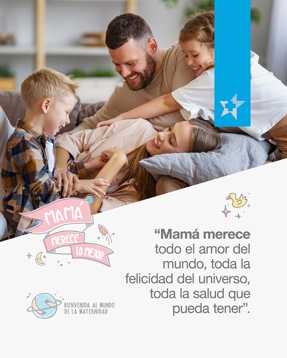 Por ser gestora de nuestras huellas imborrables, que nos cuida y nos ama sin condiciones, por ser la heroína en nuestro corazón.

Mamá merece lo mejor. ⭐️

#StarMédica 
#Maternidad