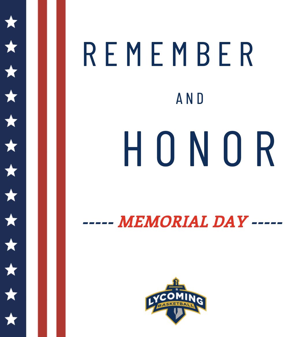 Happy Memorial Day from the Lyco Men’s Basketball team