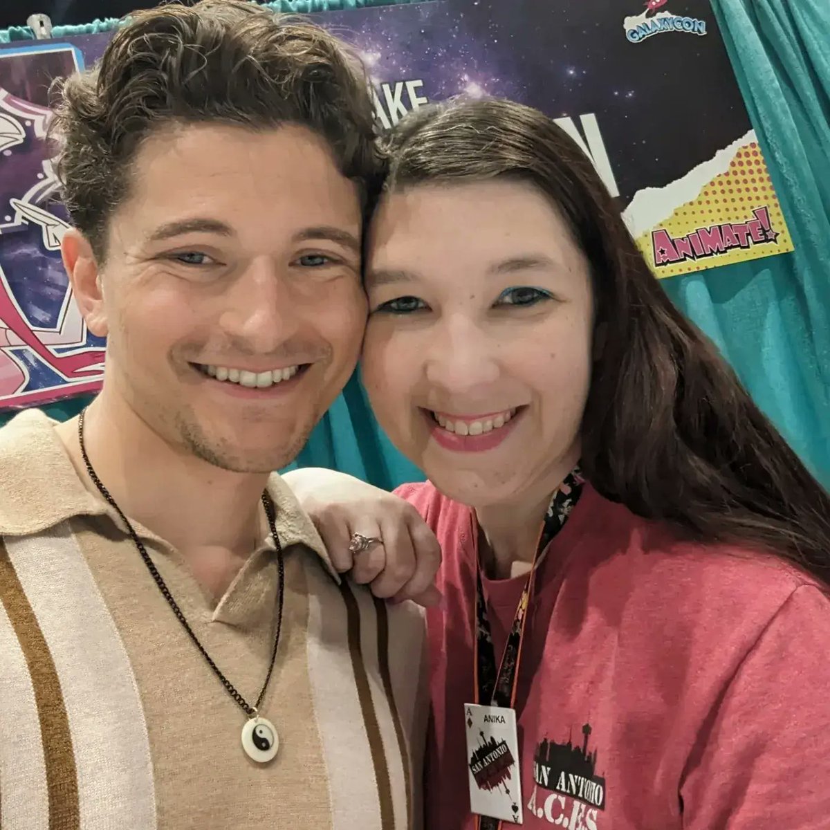 lost_girl_anika's tweet photo. Checked into the Hazbin Hotel this weekend and never checking out 🤪 huge thanks to @blakes_not_real and @CelebWorx for such an incredible weekend! 
Also big thanks to @AmirTalai Erika, Krystina, and Alex for being so kind! 🫶💕 
Adore my #CelebWorx fam! 
#conlife #handlerlife https://t.co/kf1xfBC6CZ