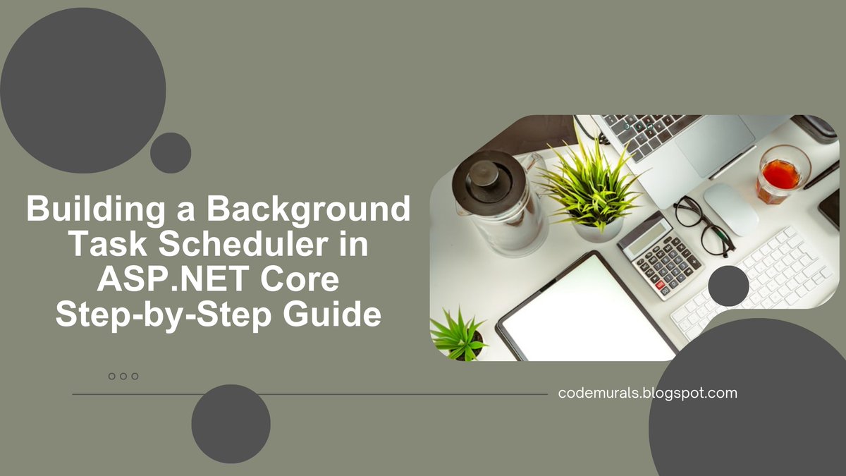 CodeMurals's tweet image. Ever needed to run background tasks in your web apps? Check out guide on building a background task scheduler in #ASPNETCore!
codemurals.blogspot.com/2024/05/buildi…
#dotnet #coding #programming #webdevelopment #developers #tech