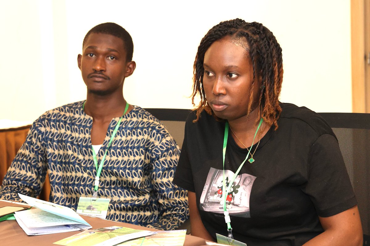 Nos 2 journalistes @Fantabarry4, Ibrahima sélectionnés pour participer au projet #TerraAfricaMedia prennent part ce lundi à un atelier débat organisé par @ajsg_guinee au compte de @CFImedias. Les discussions portent sur le 'Genre et Climat' avec des débats, table ronde, panel.