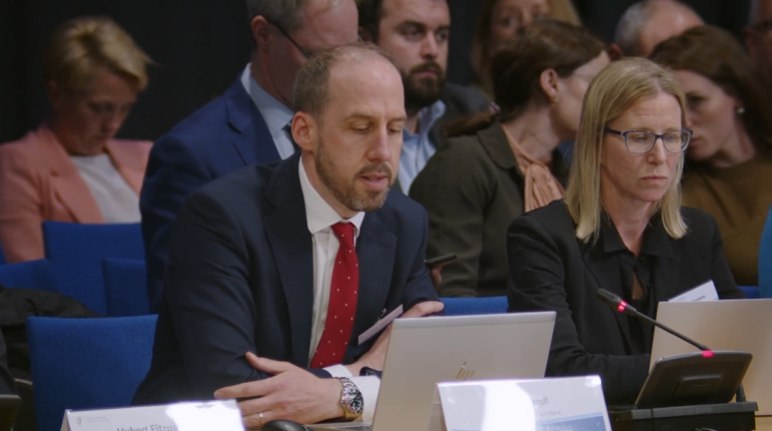 icsh_ie's tweet photo. #NED24 Eoin Carroll @coophousingie flags @HouCommission cost recovery rent model. Karen Ciesielski @IrishEnvNet on retrofitting #publichousing stock. Tricia Keilthy @SVP_Ireland on benchmarking social protection. Tom McDonnell @NERI_research Budget2025 must be #countercyclical https://t.co/4TY2YbGeTj