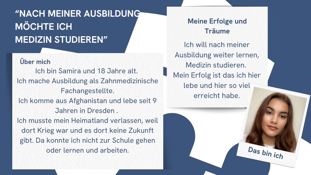 ++ Gerne teilen #2 ++
Für die Begleitung Geflüchteter wie #Samira in Ausbildung und Arbeit im Projekt wiloebtau.de/interact4work   brauchen wir von  @wiloebtau 10%  Eigenkapital zur Förderung, das uns gerade sehr knapp wird. 

Wer kann helfen? Jeder € zählt:
betterplace.org/de/projects/13…