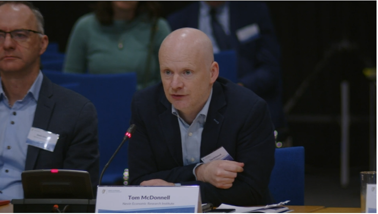 icsh_ie's tweet photo. #NED24 Eoin Carroll @coophousingie flags @HouCommission cost recovery rent model. Karen Ciesielski @IrishEnvNet on retrofitting #publichousing stock. Tricia Keilthy @SVP_Ireland on benchmarking social protection. Tom McDonnell @NERI_research Budget2025 must be #countercyclical https://t.co/4TY2YbGeTj