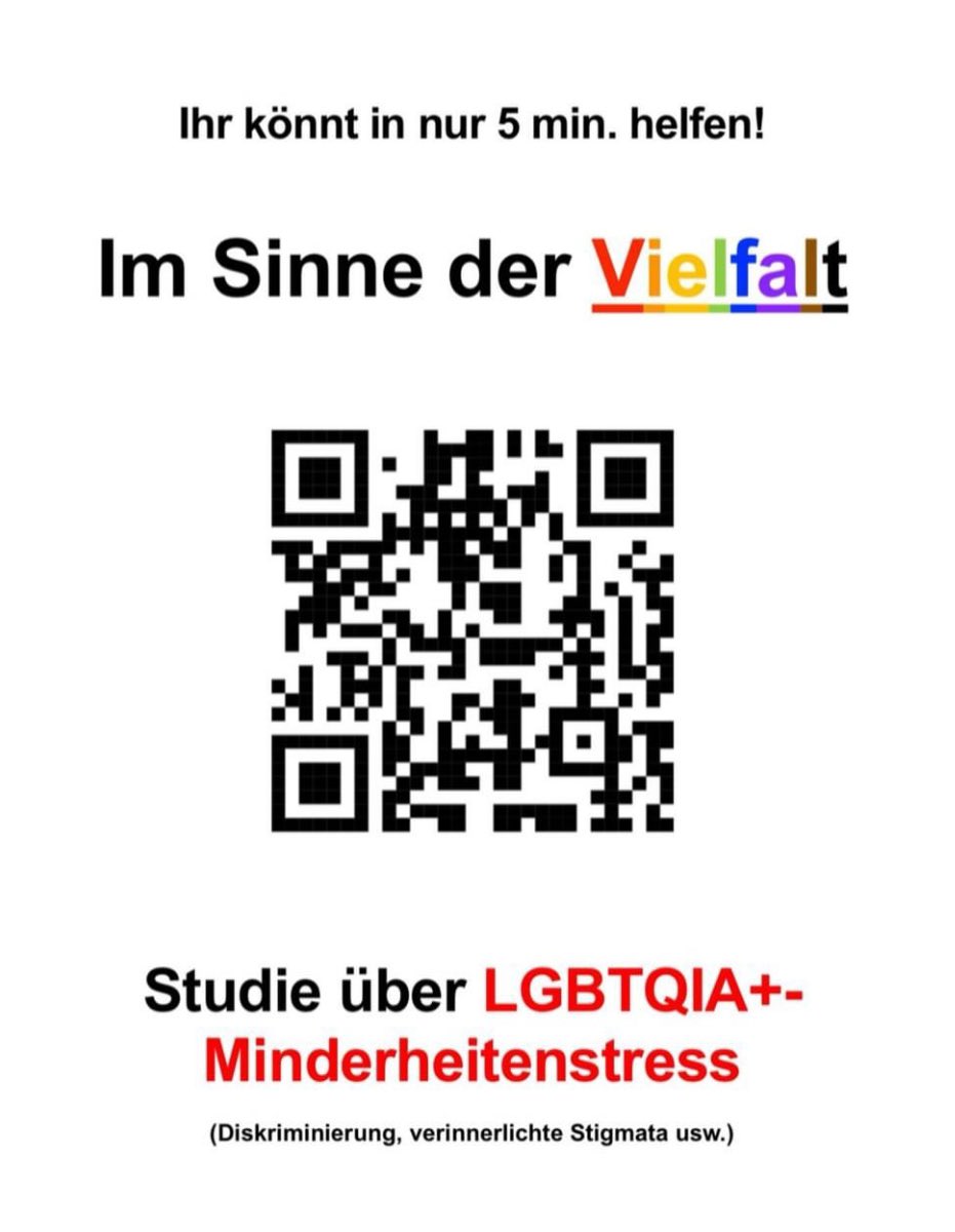 Ihr seid echte Schätzchen, wenn ihr bei dieser Studie mitmacht und sie teilt: soscisurvey.de/gegen-minderhe…

Herzlichen Dank! 🫶