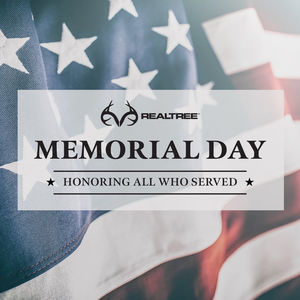 Honoring those who served and made the ultimate sacrifice. #Realtree