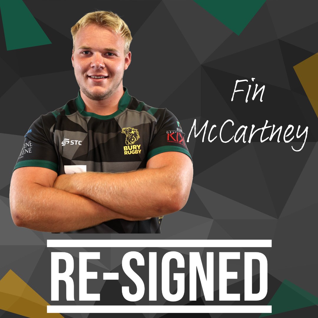 As we look towards the start of the 2024/25 season, Bury Rugby are pleased to announce the re-signing of a number of Haberden favourites for next season. First up, Fin McCartney #Rugby #Nat2E #CommunityFirst #OneClub #morethanjustarugbyclub #BSERugby